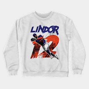 Francisco Lindor New York M Rough Crewneck Sweatshirt